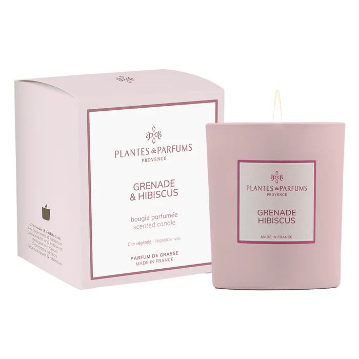 Bougie Parfumée Grenade & Hibiscus - 180g