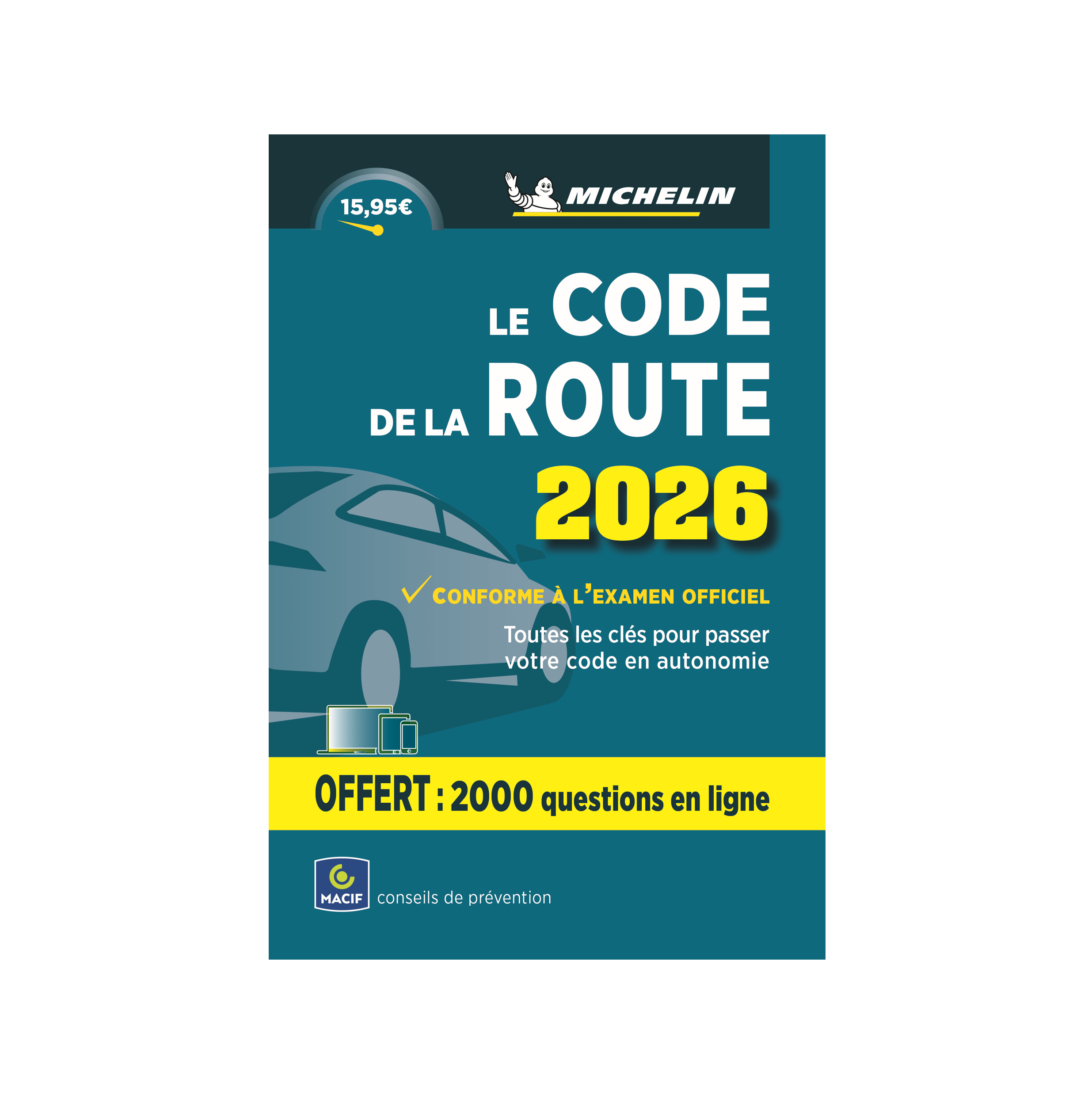 Highway Code 2026 Guide Michelin French Edition Boutique De L Code De La Route 2026 