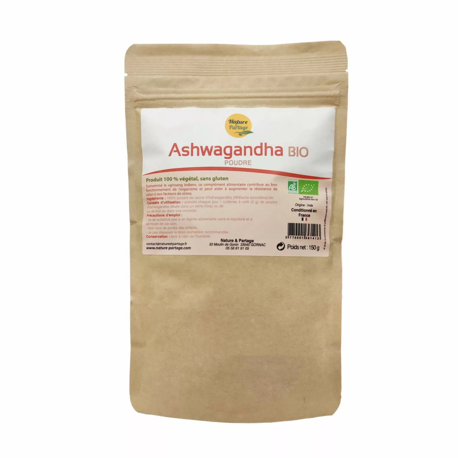 Ashwagandha bio 150g