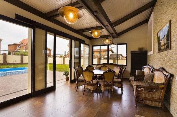 рисовать веранду