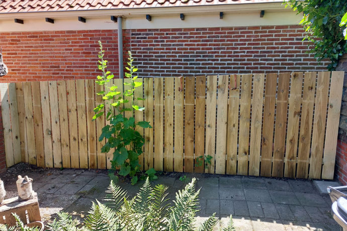 Schutting plaatsen