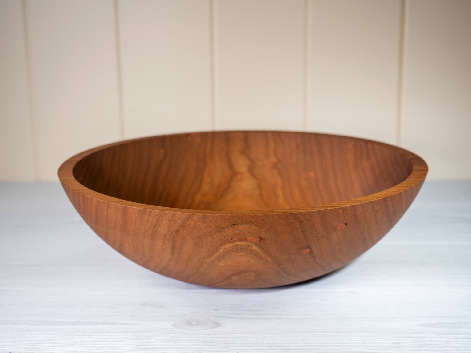 15-inch Cherry Salad Set – The Bowl Mill of Granville, Vermont