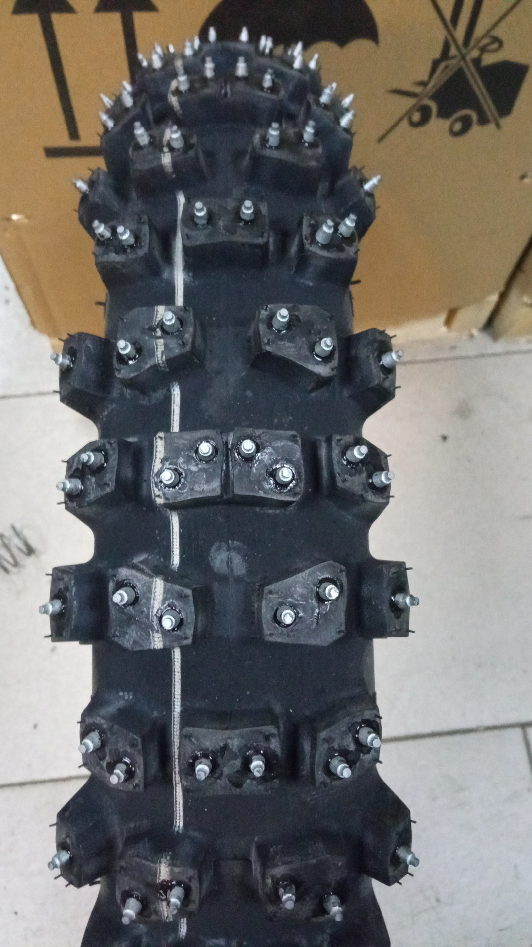 shina☆ Шина Mitas 90/100-16 Terra Force EX HT Ice (286 шипов) - Интернет