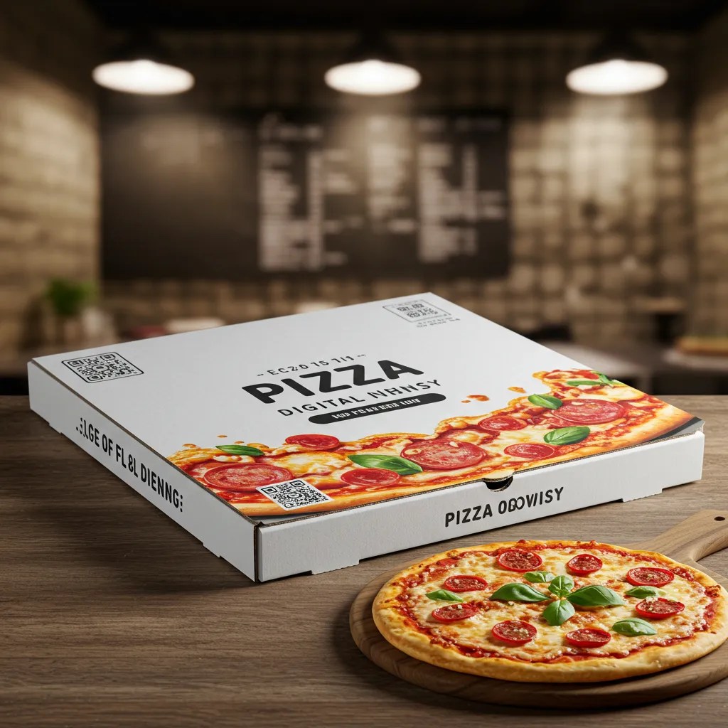 Custom Digital Printed Pizza Boxes