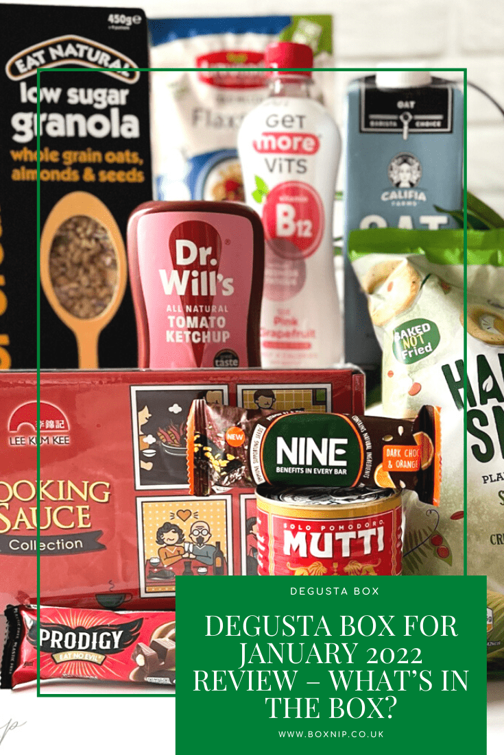 DEGUSTA BOX FOR January 2022 REVIEW – WHAT’S IN THE BOX