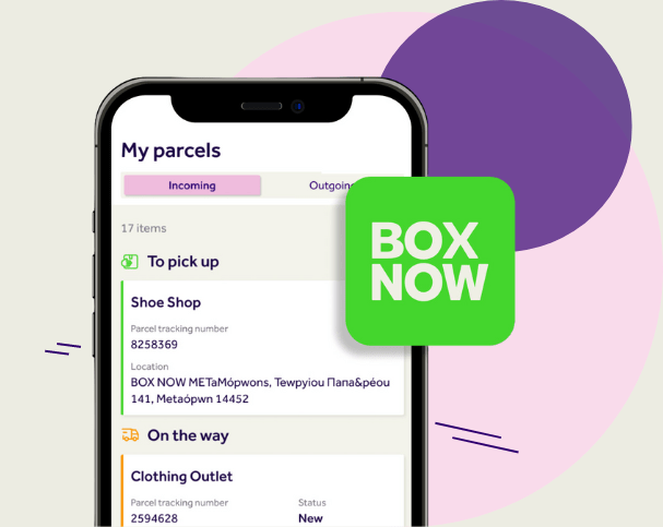 Box Now Mobile Application - Best Gradient Designs in 8K