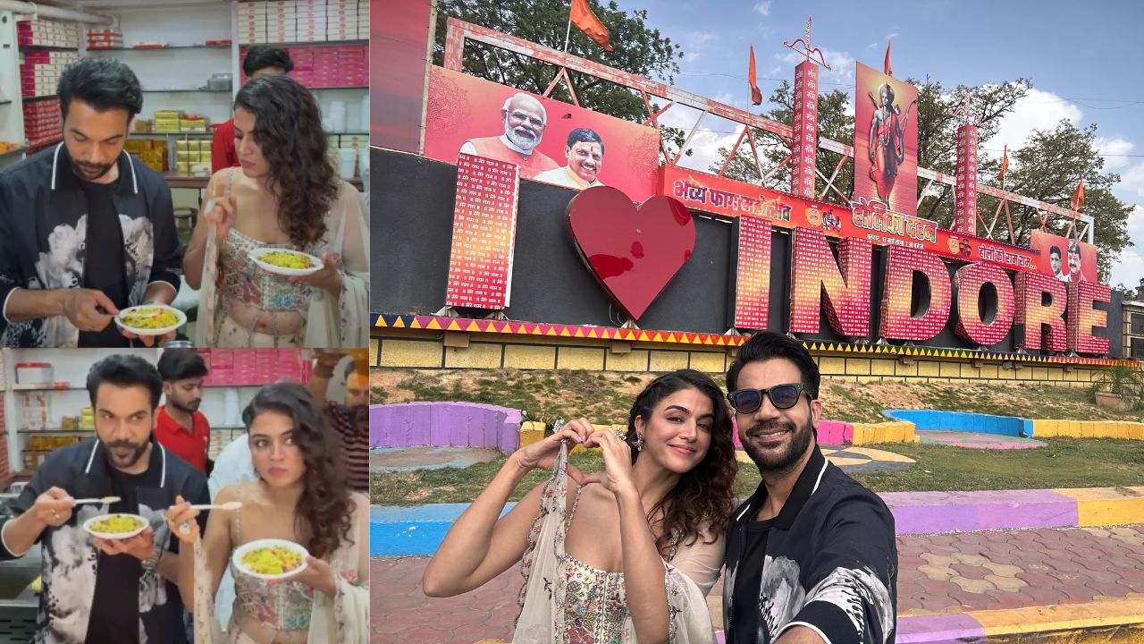 Rajkummar Rao & Wamiqa Gabbi Promote ‘Bhool Chuk Maaf’ In Indore