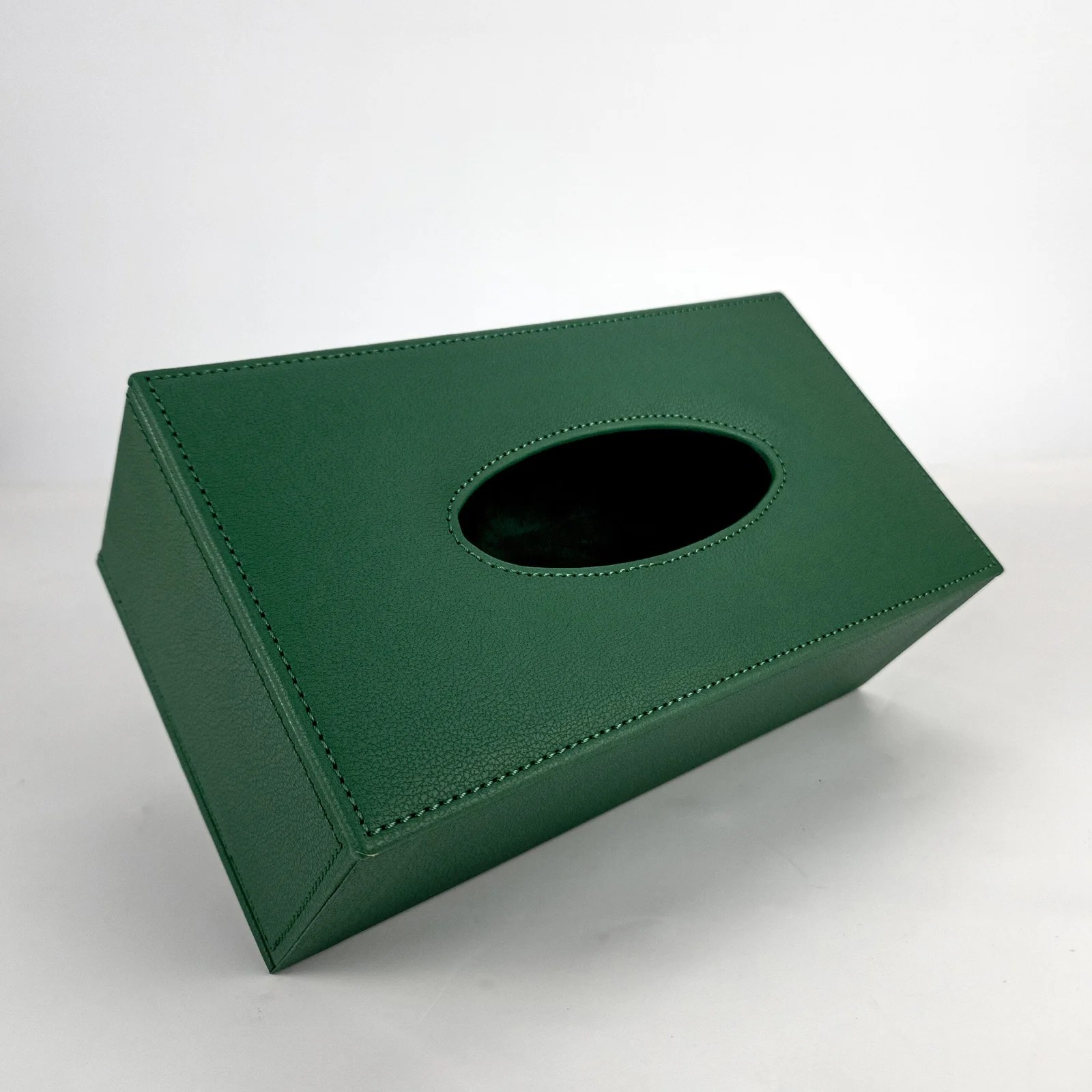 Luxury PU Leather Tissue Box Holder - 5 Colors Available