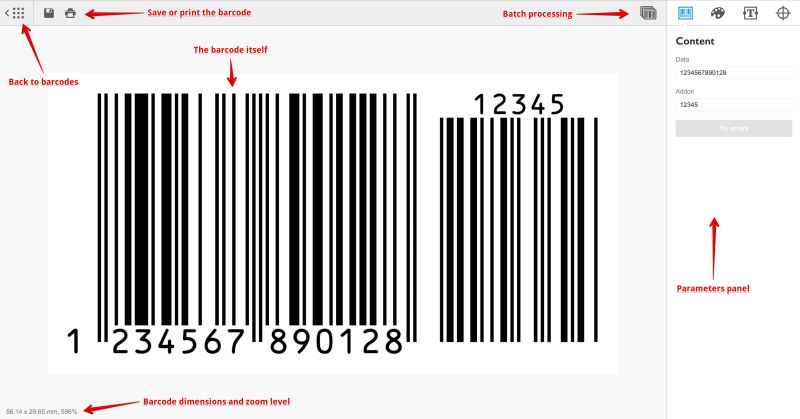 Barcode User Interface Gesture Icons - Premium Sunset Picture Gallery - Mobile