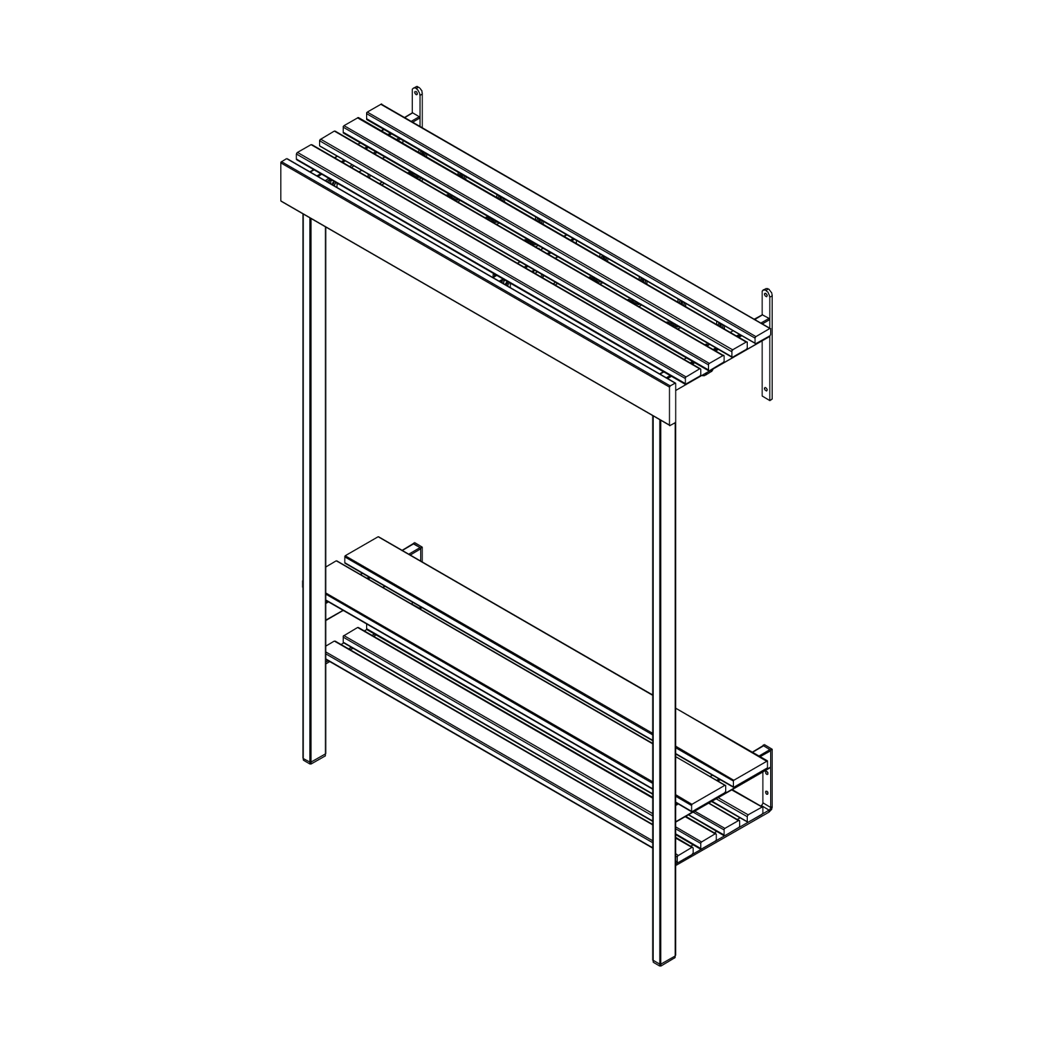 Lee wallender / the spruce is your foyer, front hall, or porch in need of a bench seat? Wall & Floor Mounted Spacesaver Peg Unit with Bench & Shoe