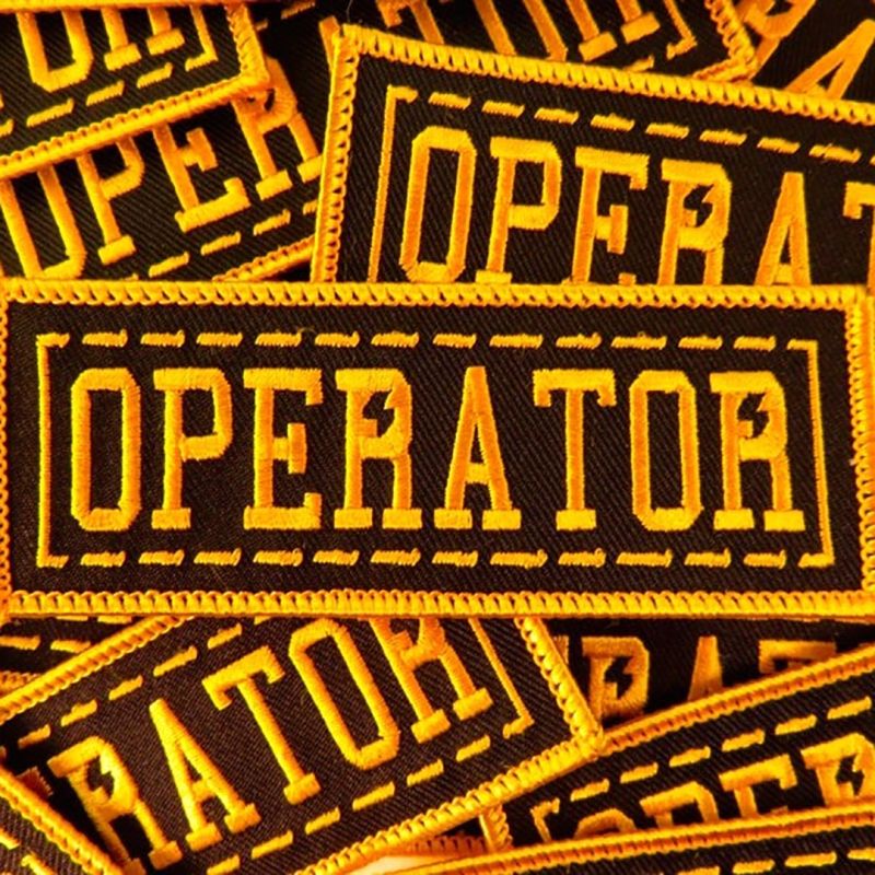 The Operator Patch Aero - Premium Minimal Pattern Gallery - High Resolution