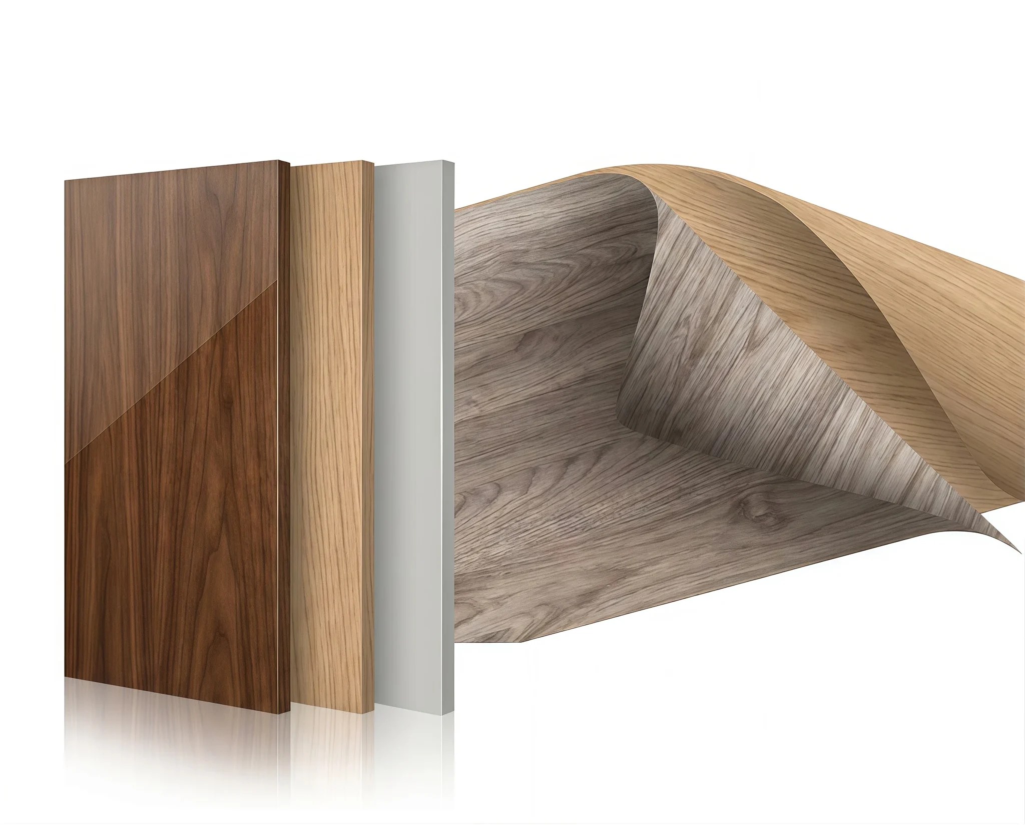 BOYITE melamine faced OSB collection: Showcasing diverse Schattdecor decorative surface designs for high-end modern furniture and interior architectural applications.