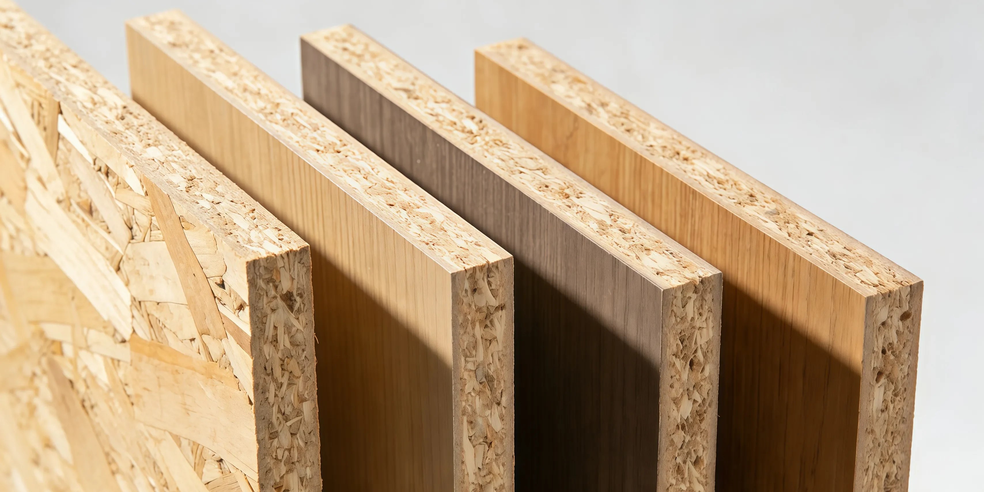 BOYITE melamine faced OSB collection: High-strength engineered wood panels featuring premium decorative surfaces for architectural wall cladding and cabinetry projects in Australia and Southeast Asia.