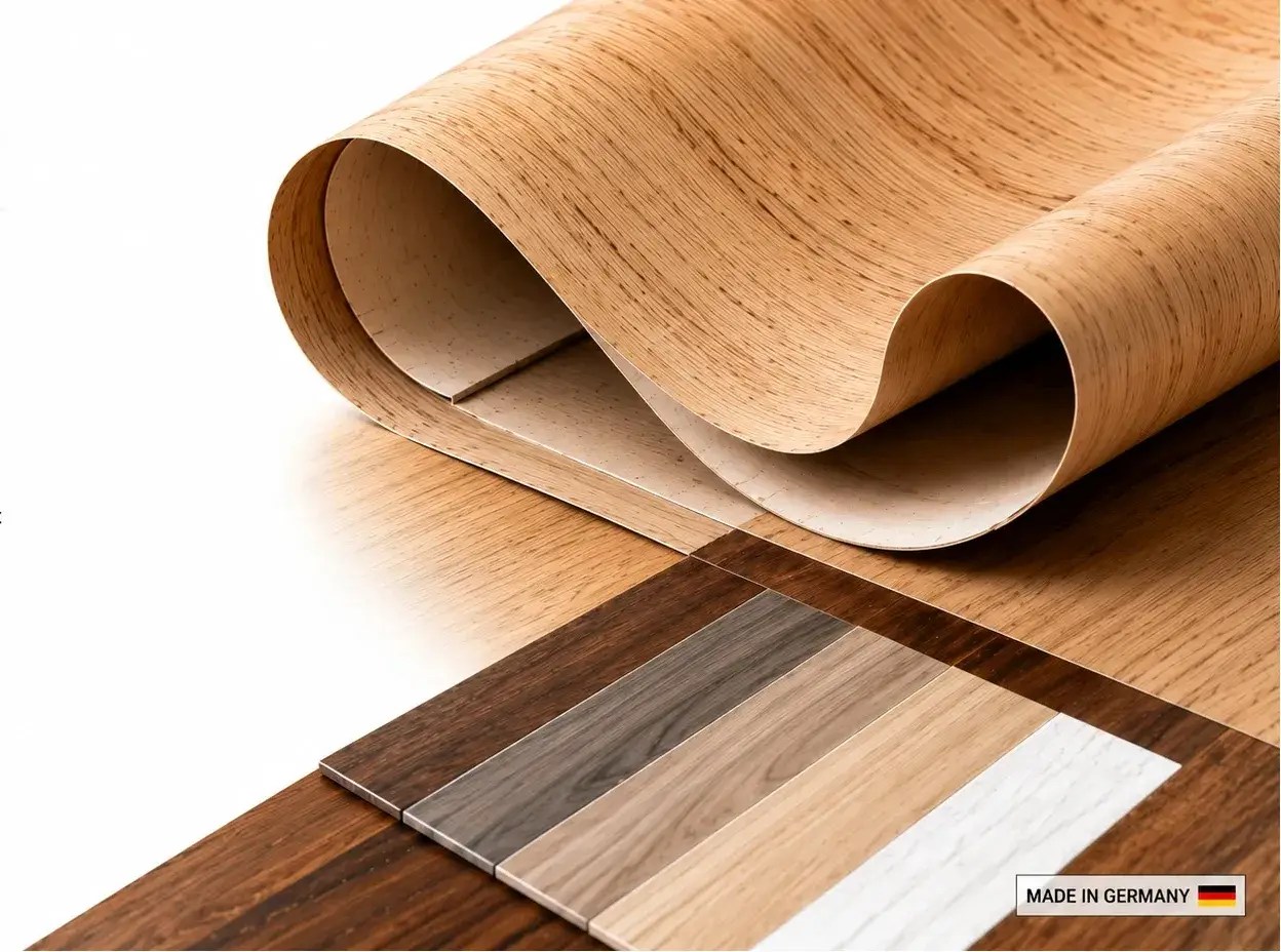 BOYITE premium melamine paper: Featuring authentic Schattdecor high-definition surface finishes for luxury furniture and interior design applications.