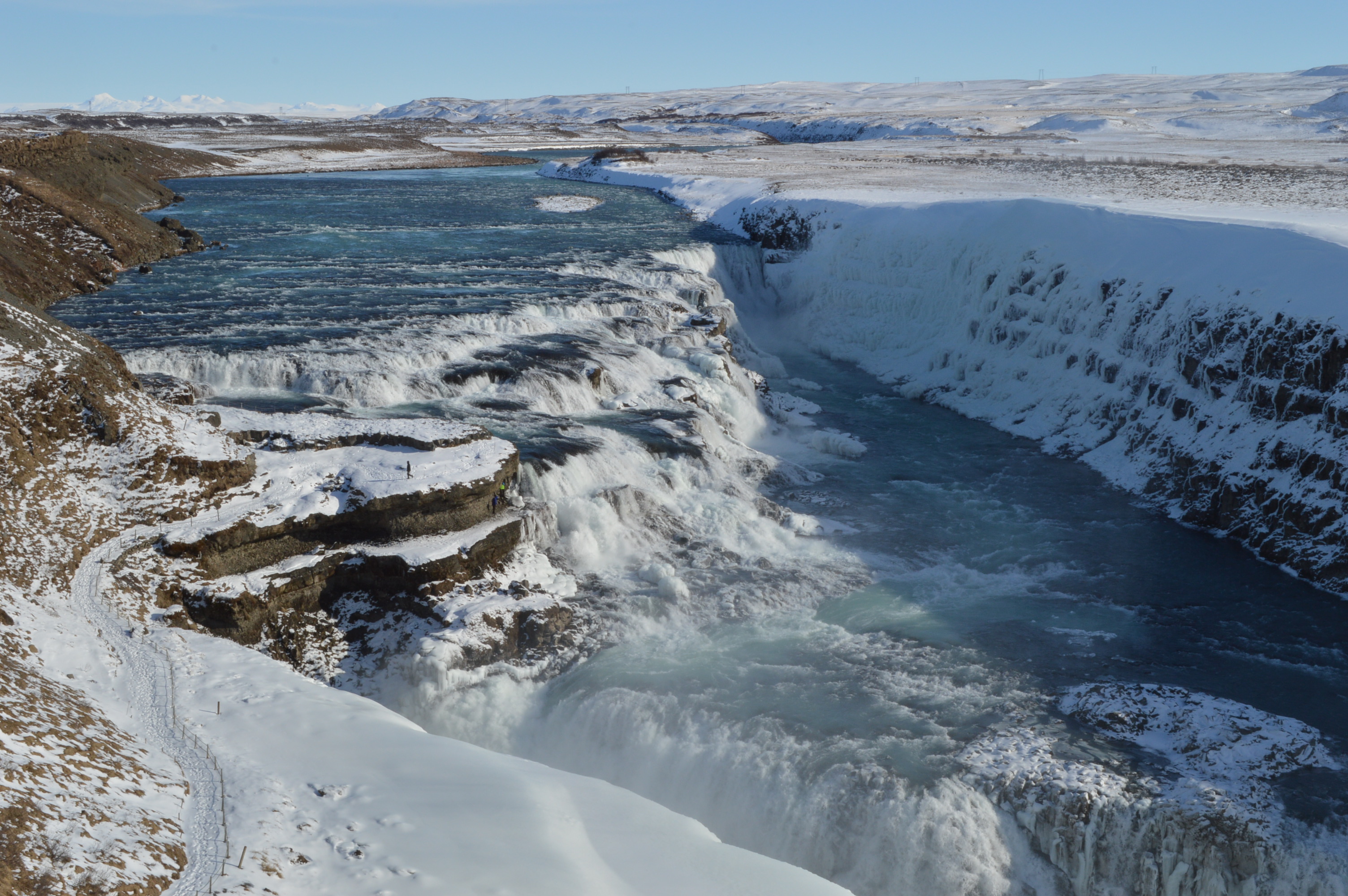 Gullfoss Waterfall in Iceland
