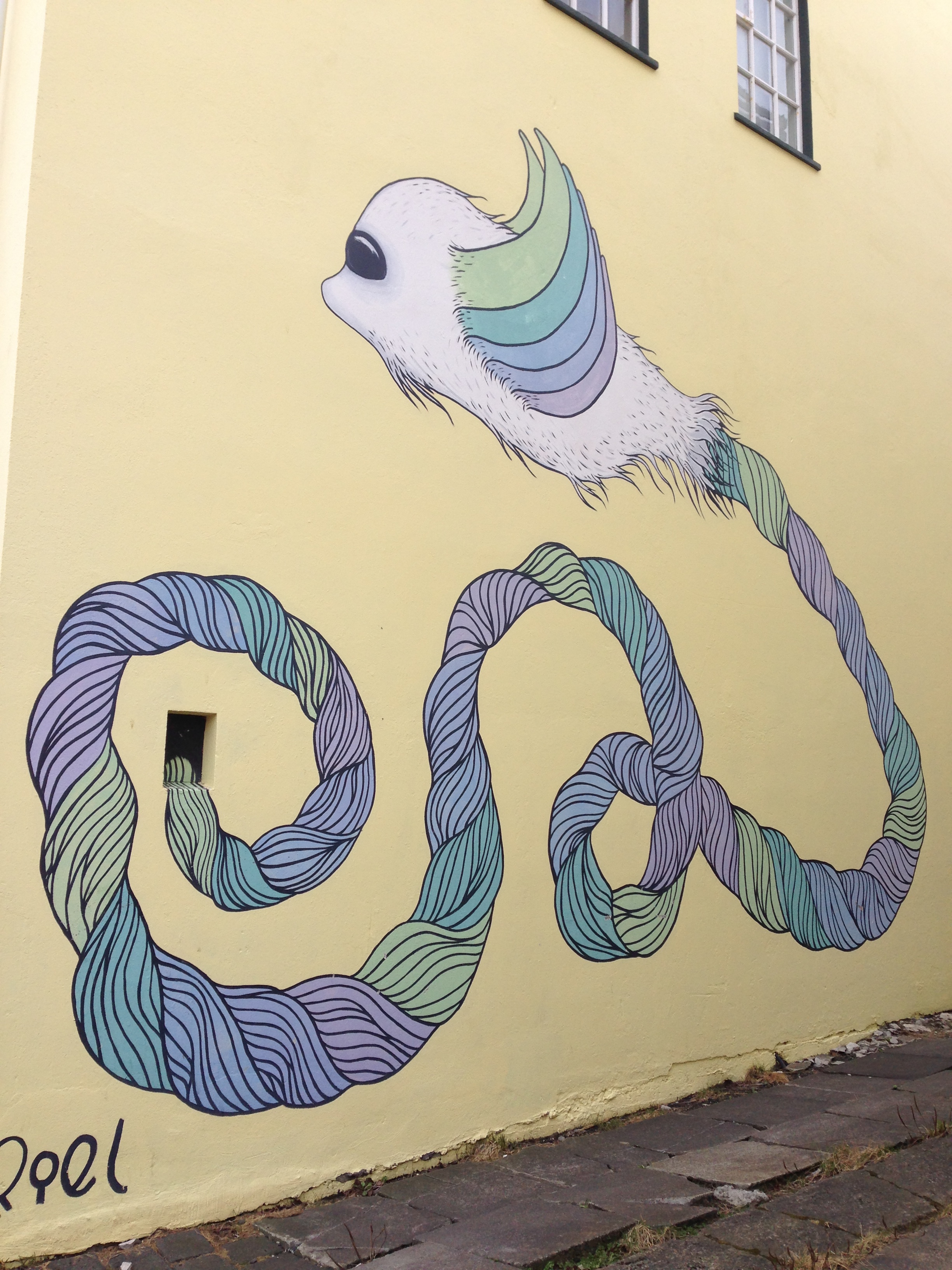 Street Art & Odd Images in downtown Reykjavik Iceland