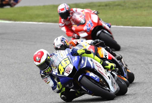 Gp Sachsenring 2007 Valentino Rossi Jatuh Stoner Tak Bernafsu