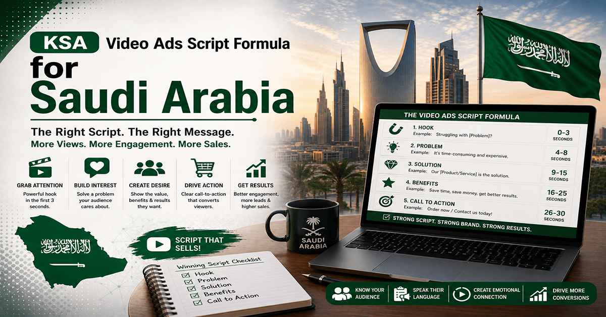 Video Ads Script Formula for Saudi Arabia