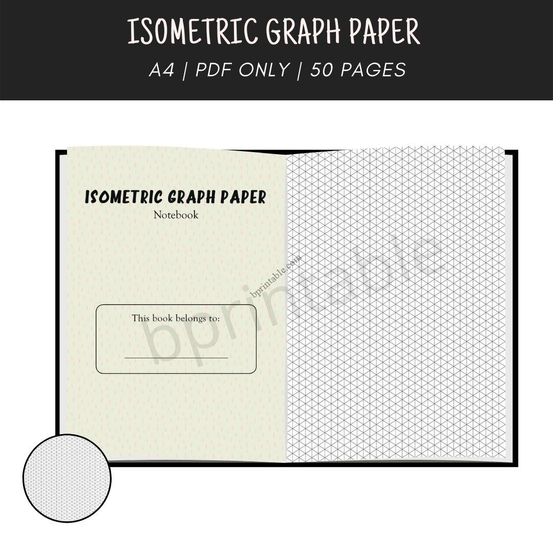 Creativity With Bprintable S Isometric Graph Paper Notebook