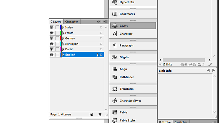 One Layout Many Languages Br24 - Sunset Illustrations - Creative Retina Collection
