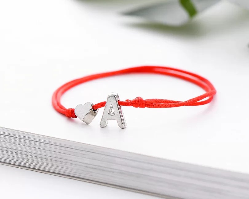 Bracelet Couple Initiale Au Choix Bijoux d'Amour