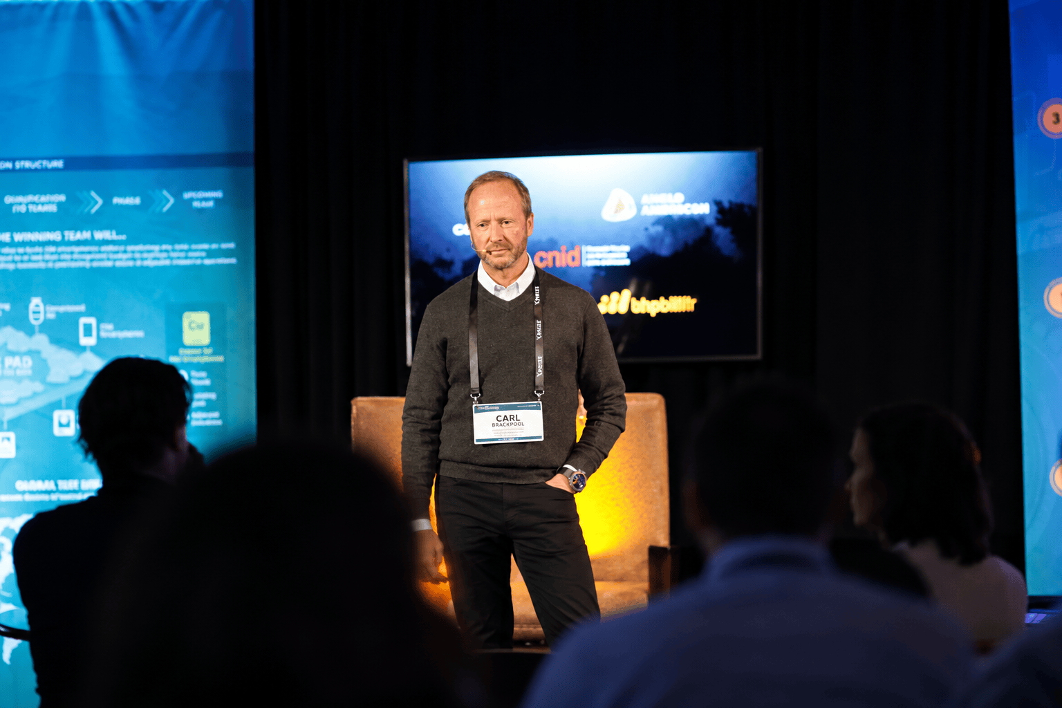 Carl Brackpool speaking at an XPRIZE workshop.