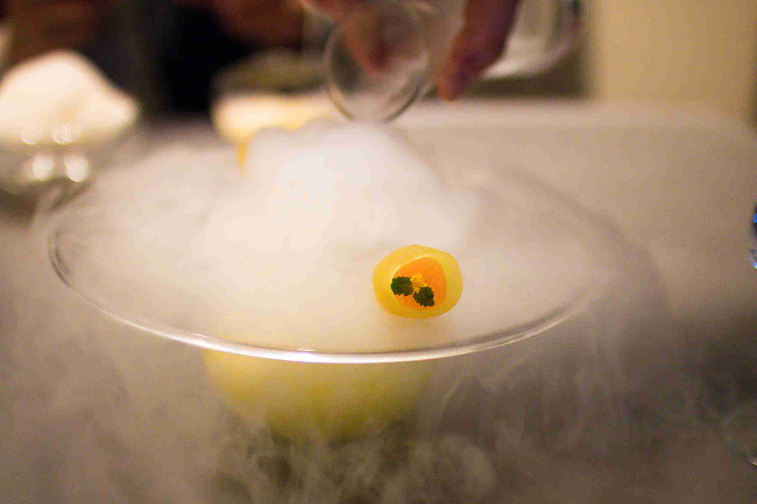 "Swirl" at Alinea, Chicago (Photo by Brad A. Johnson)