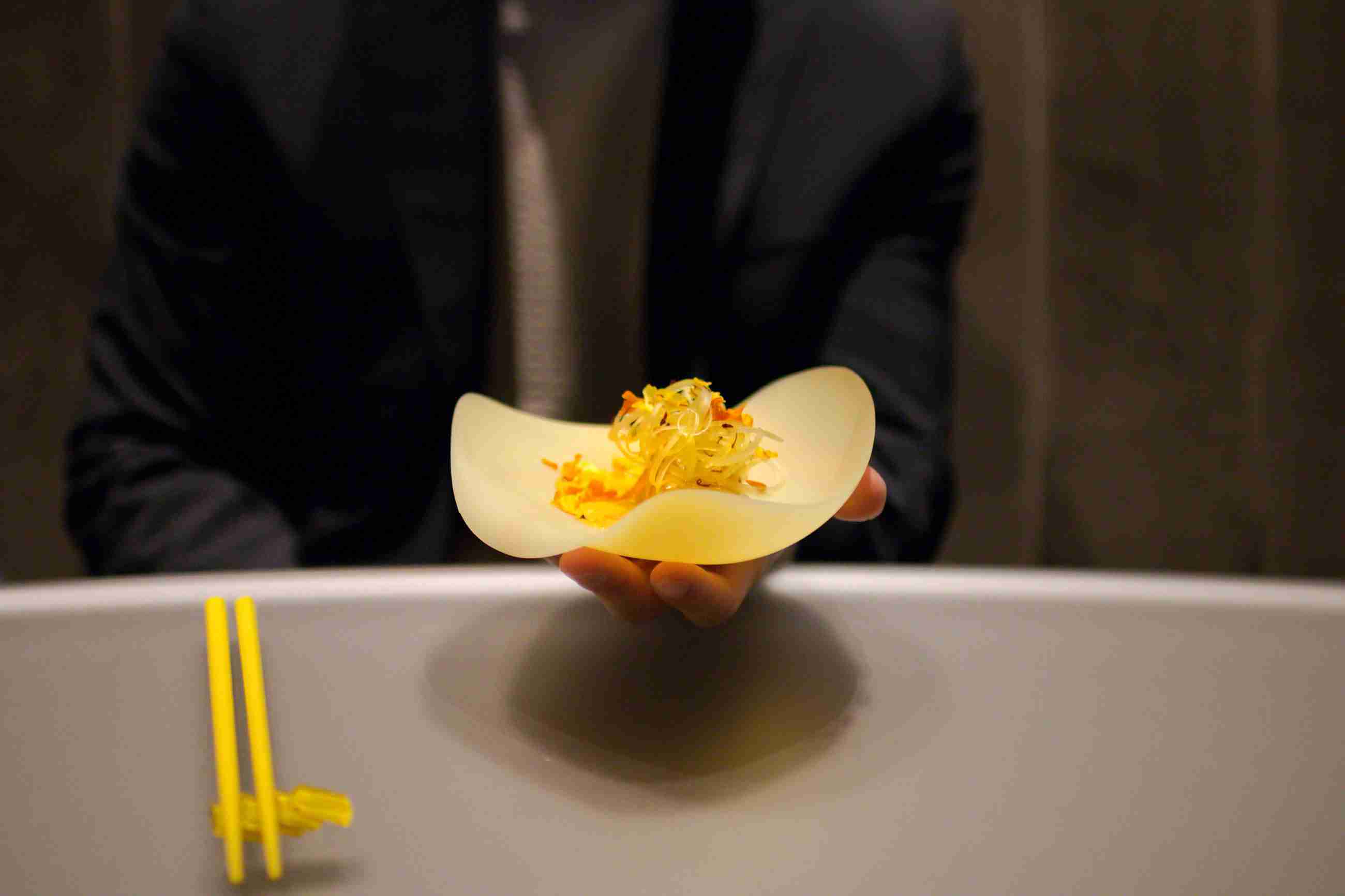 "Yellow" at Alinea, Chicago (Photo by Brad A. Johnson)