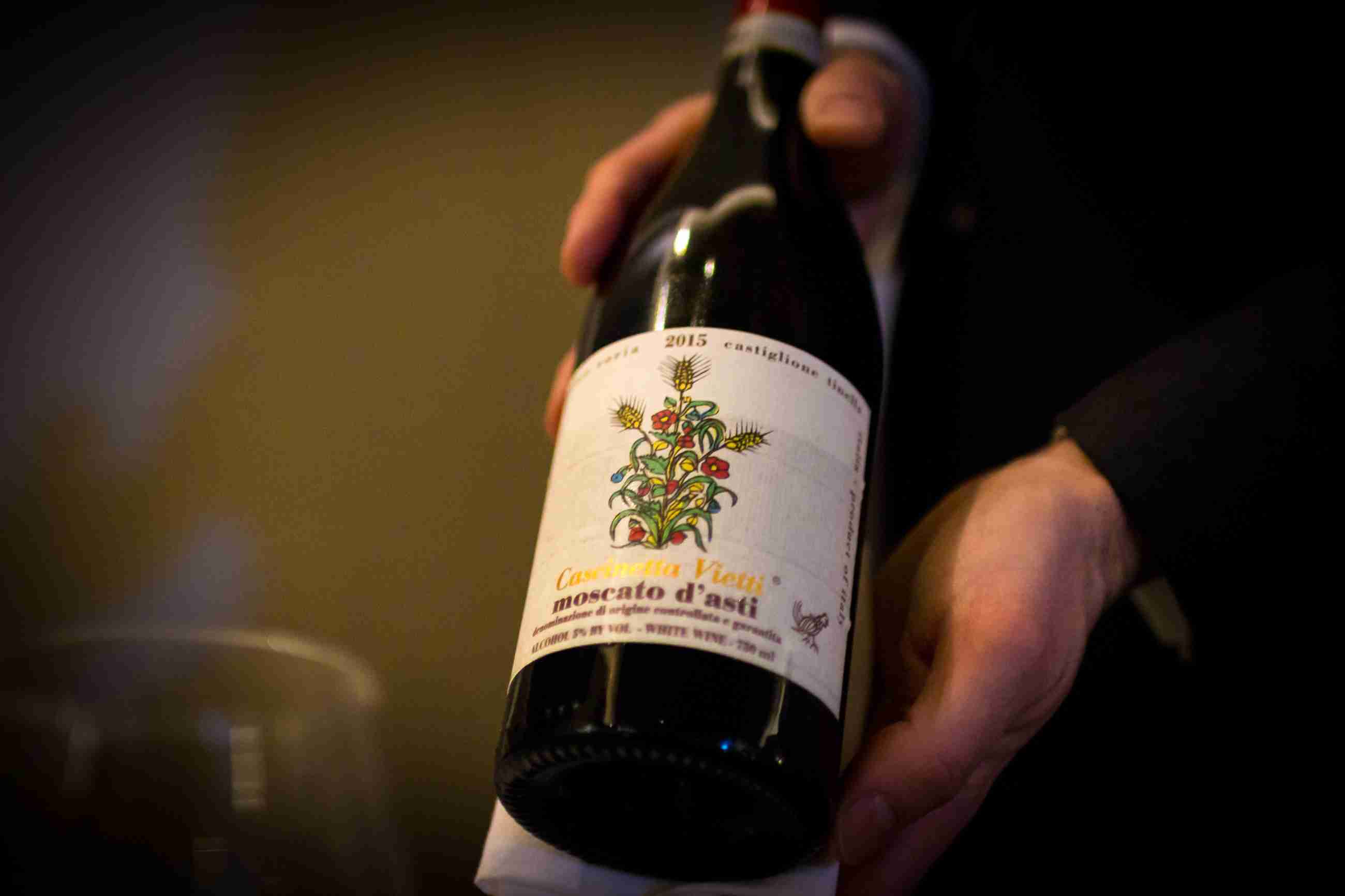 Moscato d’Asti at Alinea, Chicago (Photo by Brad A. Johnson)