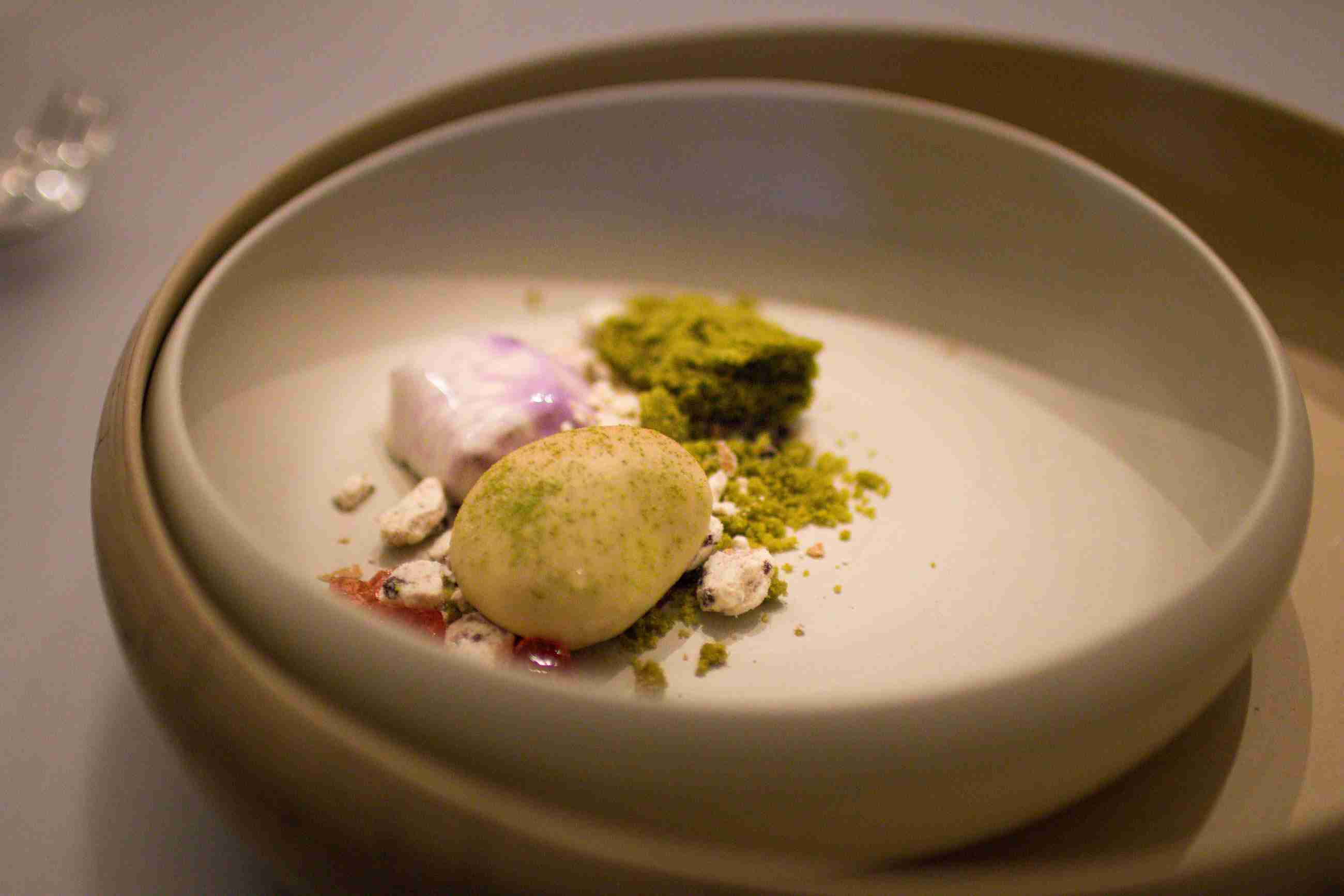 "Rock" at Alinea, Chicago (Photo by Brad A. Johnson)