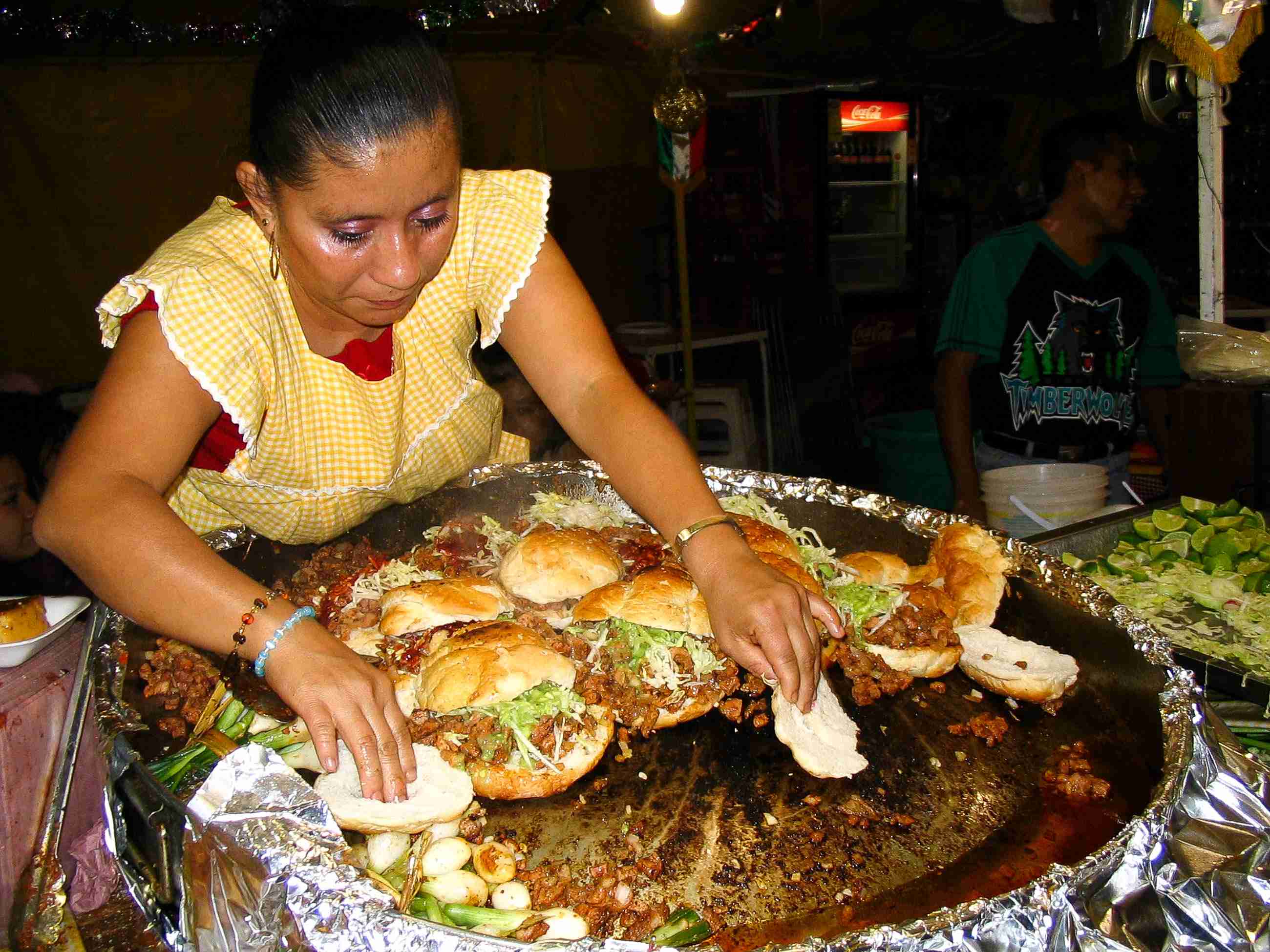 Cemitas at Festival of the Virgin in Cholula, Mexico (Photo by Brad A. Johnson)