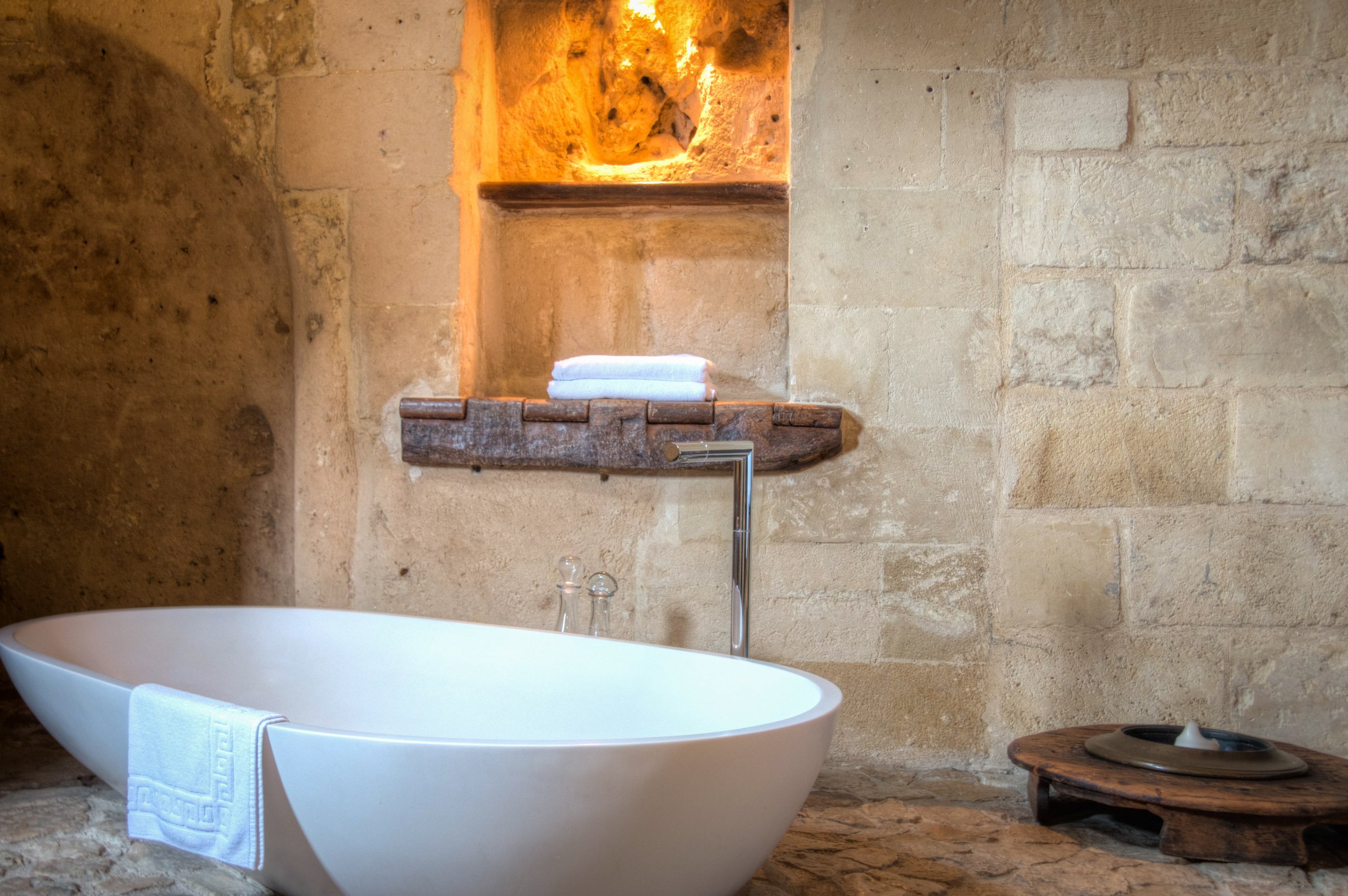 Hotel Sextantio Le Grotta Della Cevita in Matera, Italy (Photo by Brad A. Johnson)