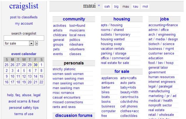 employment bradaptationcom on craigslist hawaii maui pets
