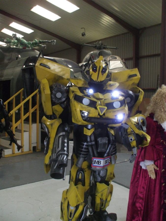 Bumblebee from the 'Transformers' movies at the 'Stars of Time Film and Comic Con', Weston-super-Mare, May 2016