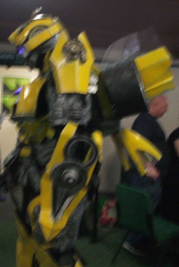 Bubblebee from 'Transformers' at 'GEEKS Salisbury Comic Con 2017', City Hall, Salisbury, July 2017