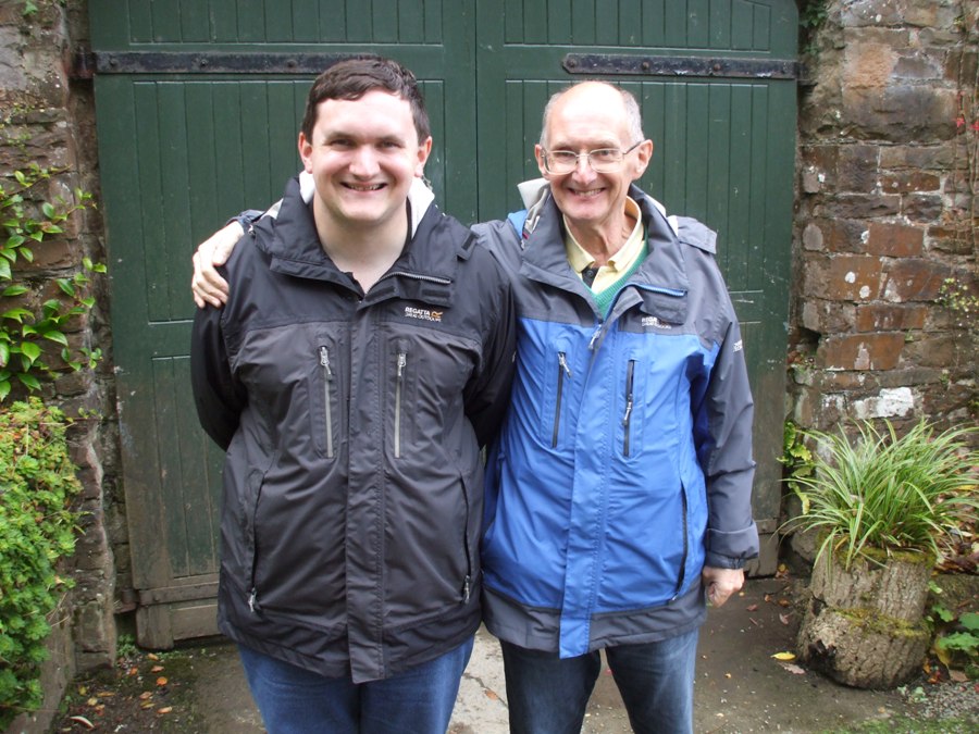Tim Bradley and Dad at Colby Woodland Garden – Amroth, September 2017