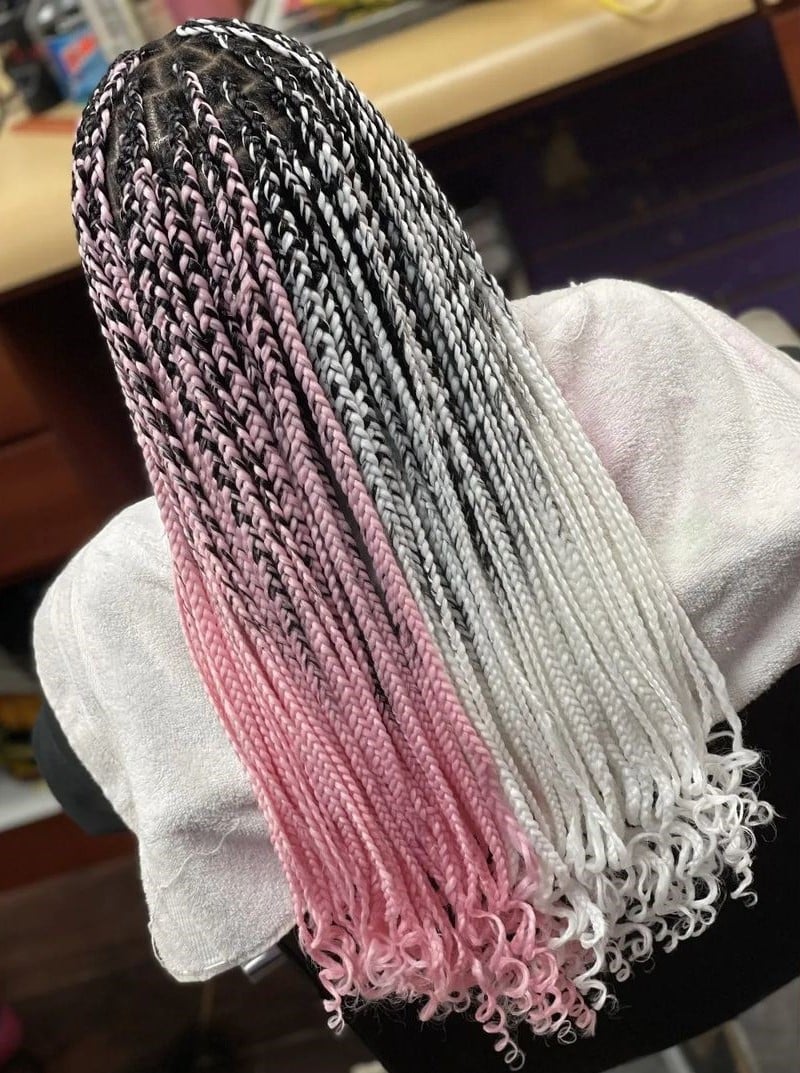 20 white braids hairstyles