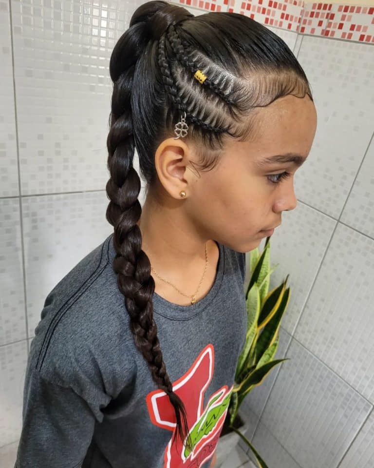 25 braided ponytail hairstyles you can't miss