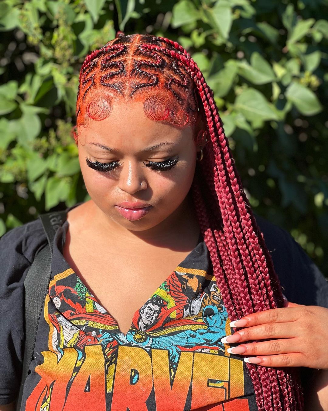 20 red braids hairstyles