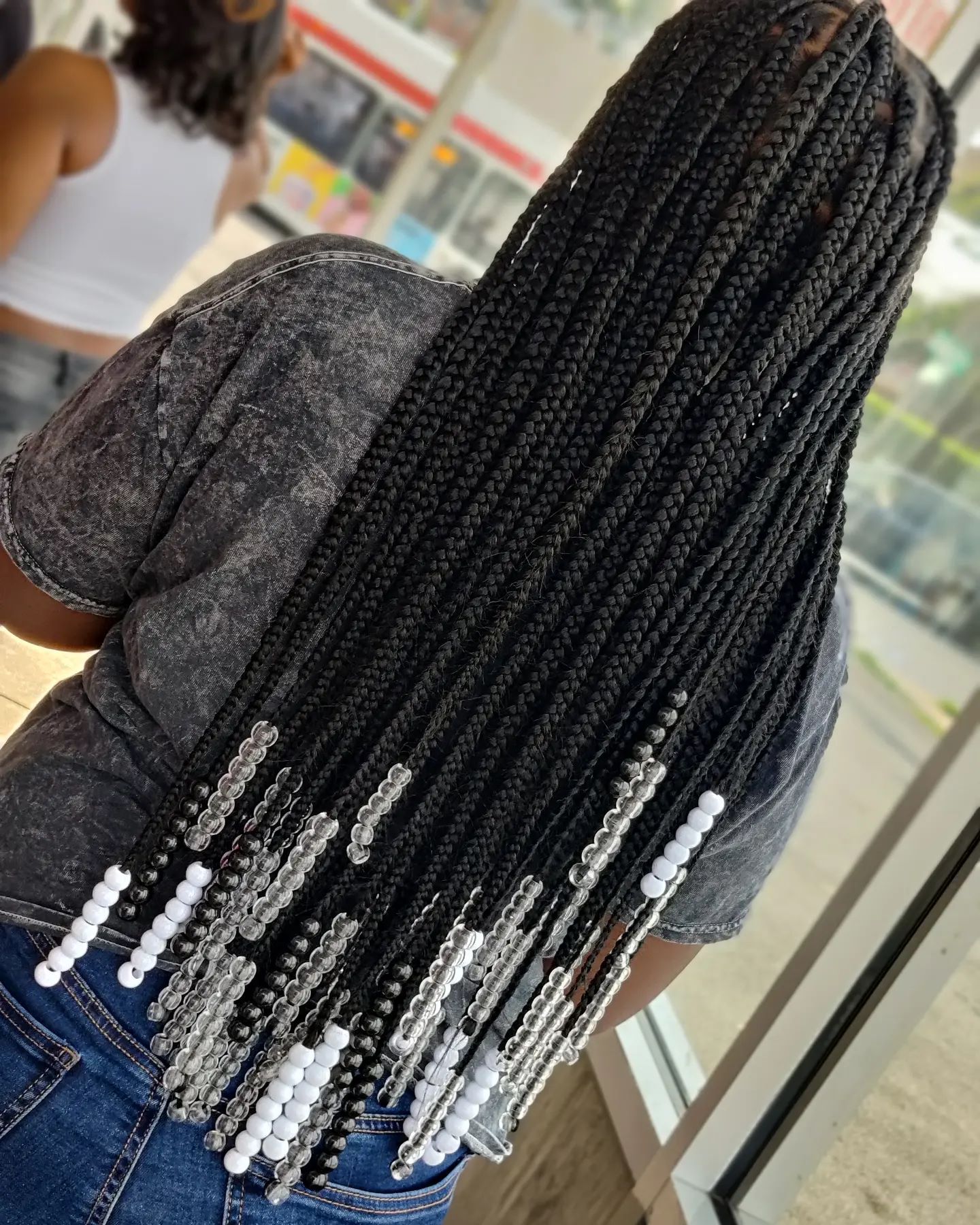 30 braids with beads hairstyles