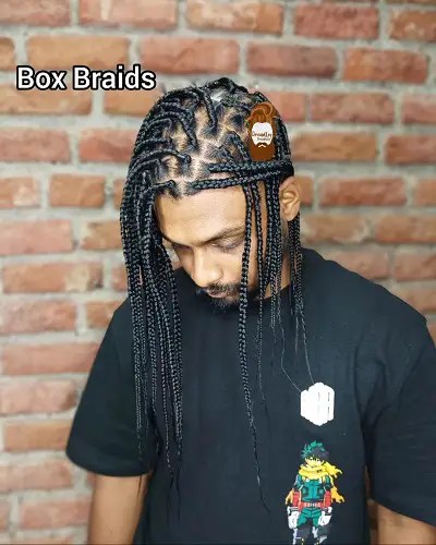 Top 20 trending box braids for men
