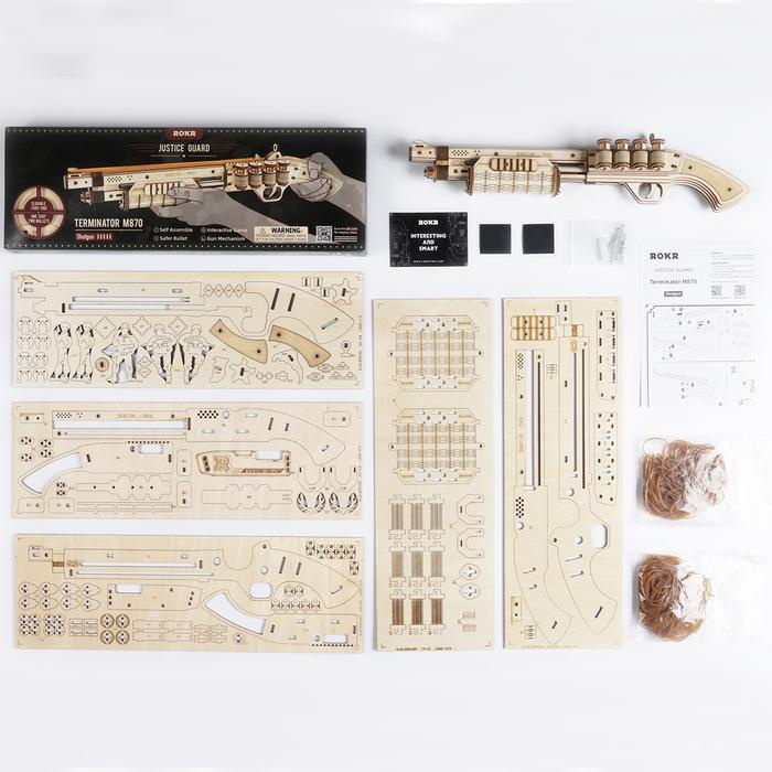 Terminator M870 Wild West rubber band shotgun – Brain Hobbies