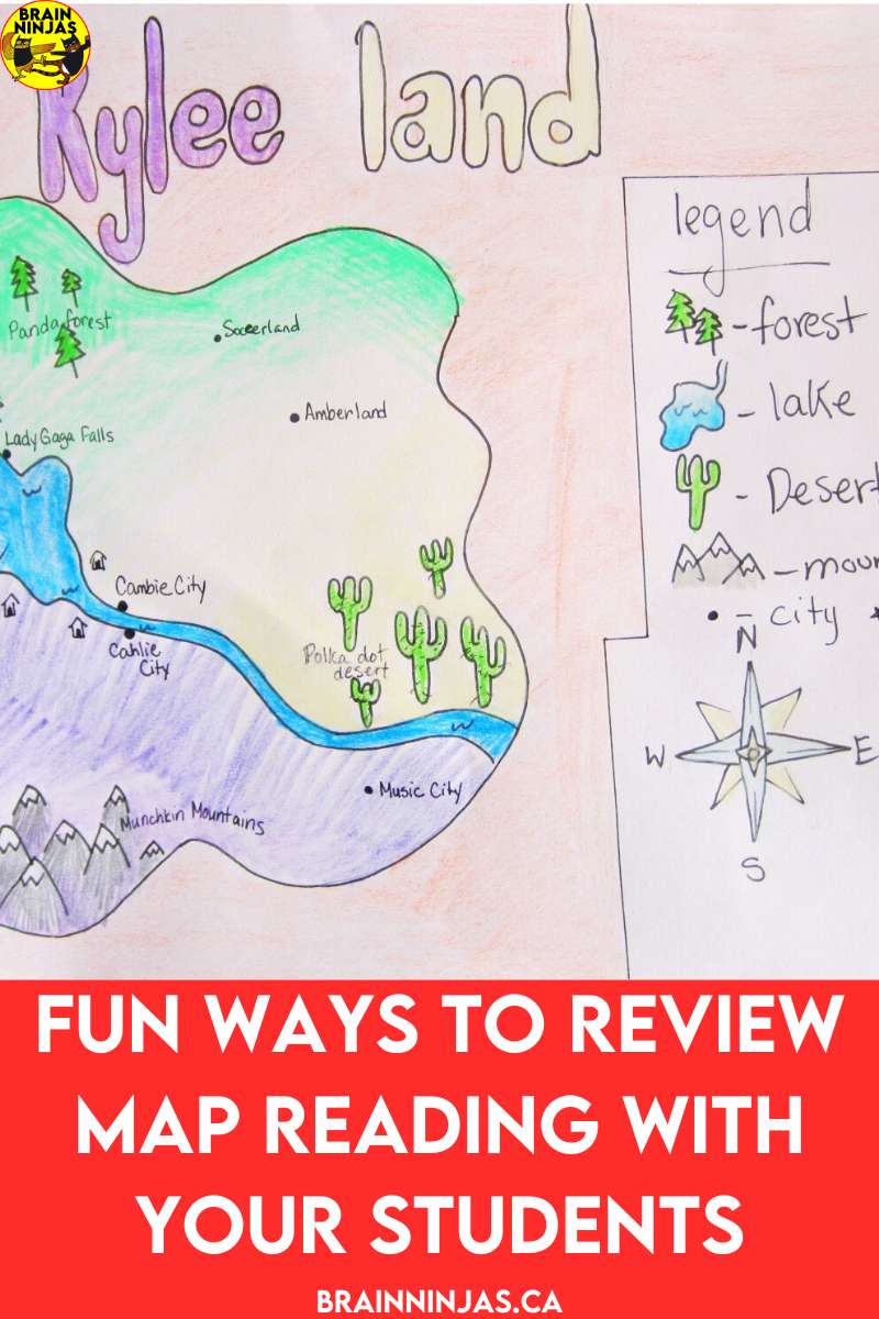 Engaging Lessons Ninja Notes Map Reading 4 