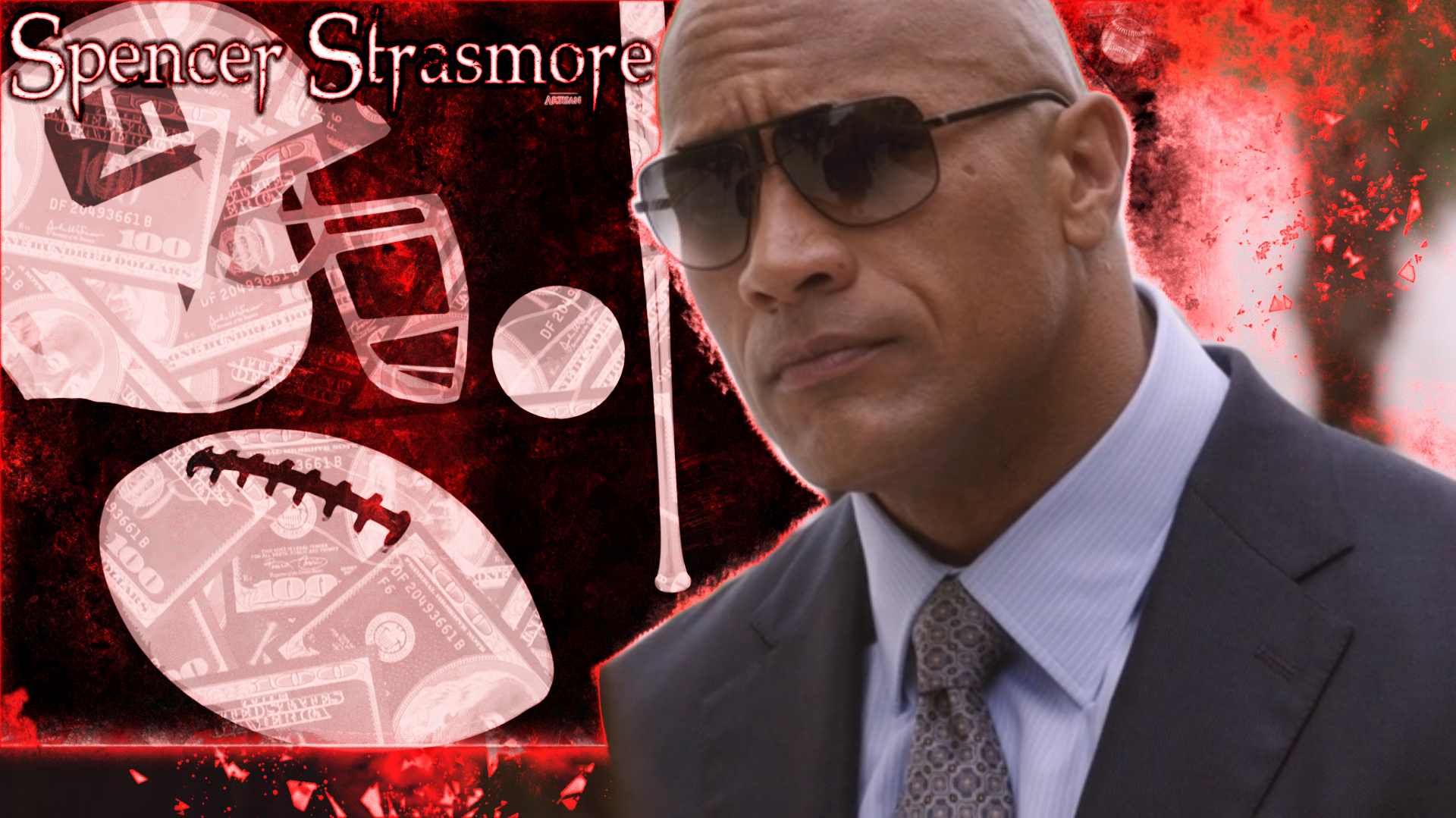 Spencer Strasmore, Ballers, HBO, Home Box Office Inc., HBO Entertainment, Warner Bros. Television Distribution, Film 44, Seven Bucks Entertainment, Leverage Entertainment, Closest to the Hole Productions, Dwayne Johnson