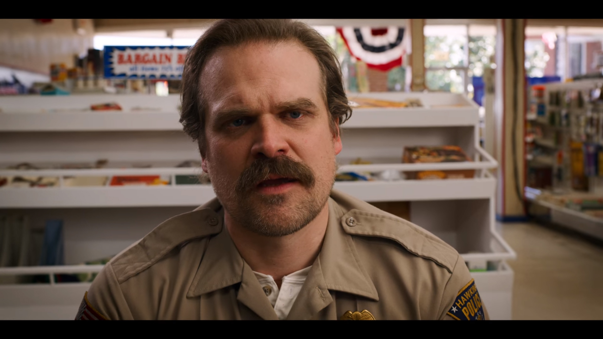 Jim Hopper, Stranger Things, Netflix, 21 Laps Entertainment, Monkey Massacre, David Harbour