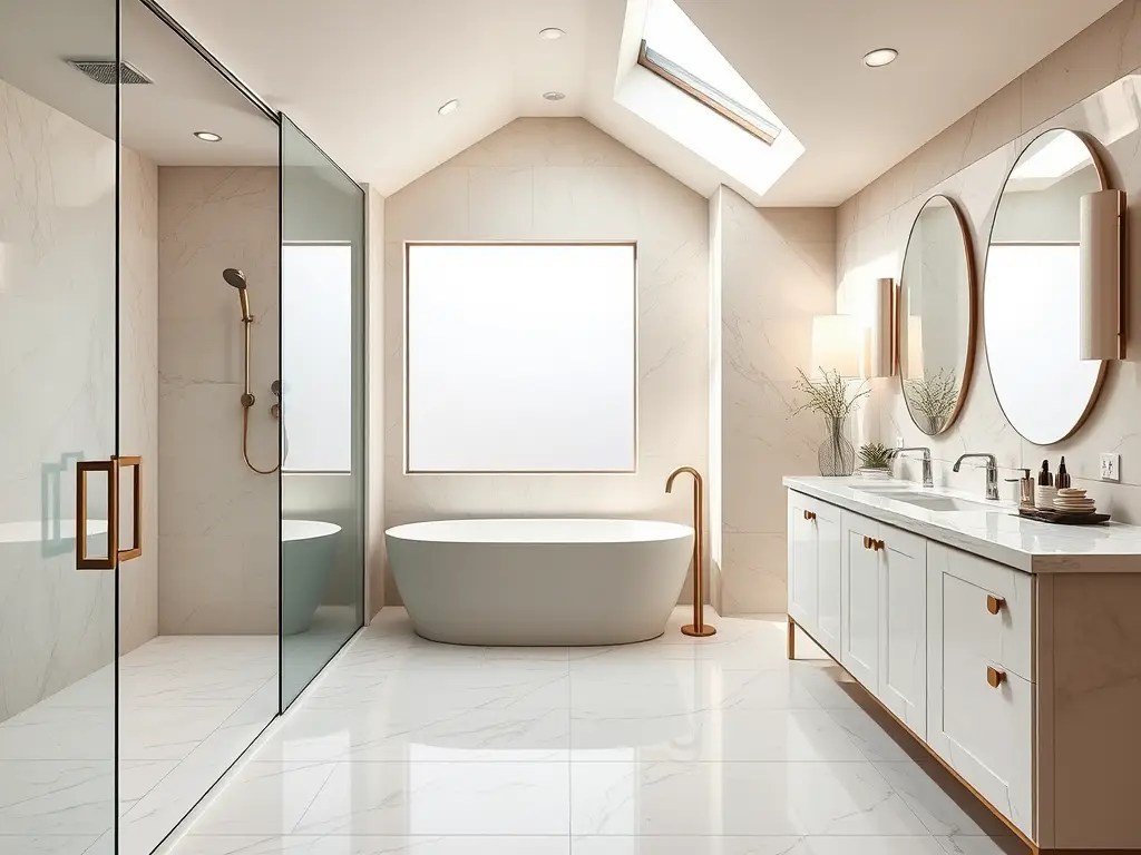 Luxury Bathroom Remodeler designs and executes a high-end bathroom remodel in Cherry Creek