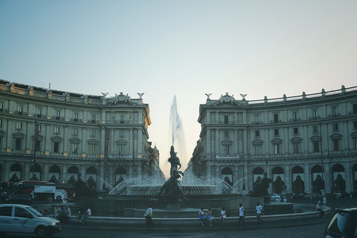 Piazza della Repubblica in Rome