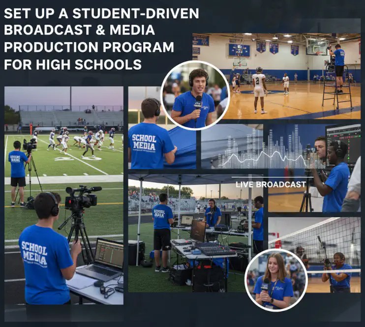 Set Up a Student-Driven Broadcast & Media Production Program for High Schools small
