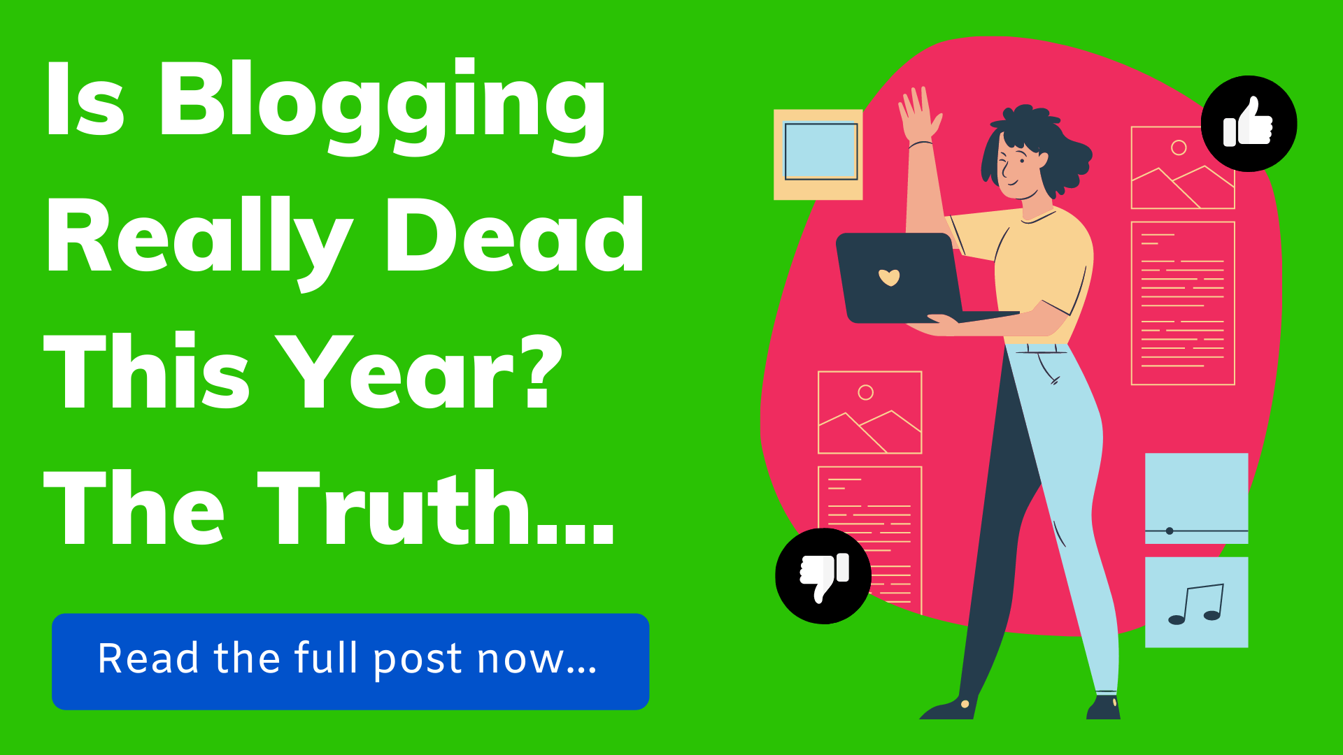 Is blogging dead.