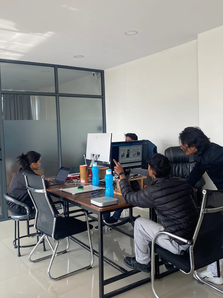 Brand Builder team collaborating on technology storytelling for product video content